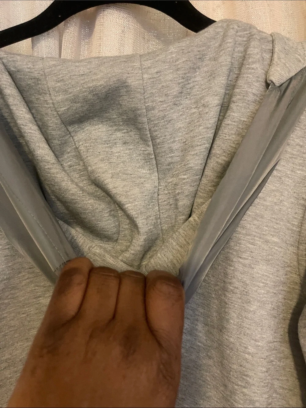 Women’s Nike Tech Fleece Light Gray Zip-Up Hooded Jacket